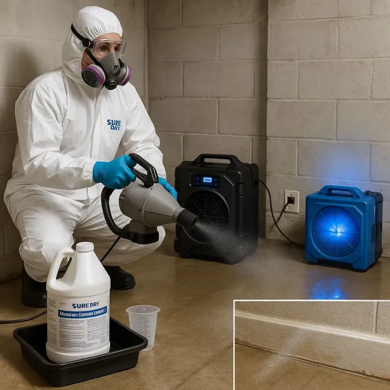 Sanitization and Odor Removal process in Greenville, NH